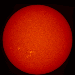 Image of Sun's chromosphere