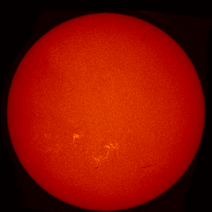 Image of Sun's chromosphere