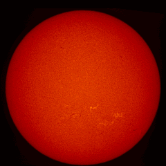 Image of Sun's chromosphere