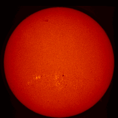 Image of Sun's chromosphere