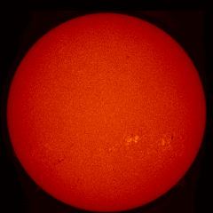 Image of Sun's chromosphere