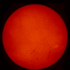 Image of Sun's chromosphere