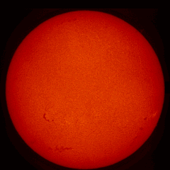 Image of Sun's chromosphere