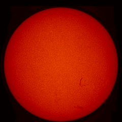 Image of Sun's chromosphere