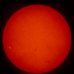 Image of Sun's chromosphere