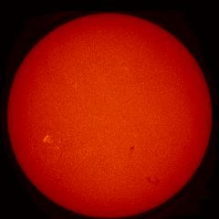 Image of Sun's chromosphere