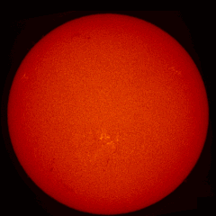 Image of Sun's chromosphere