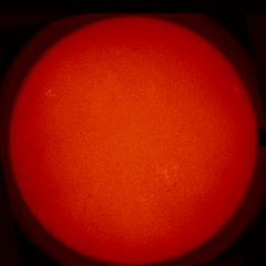 Image of Sun's chromosphere