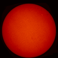 Image of Sun's chromosphere