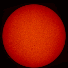 Image of Sun's chromosphere