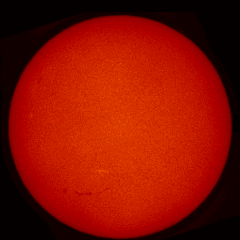 Image of Sun's chromosphere