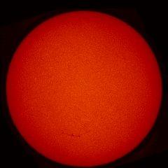 Image of Sun's chromosphere