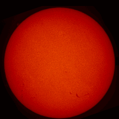 Image of Sun's chromosphere