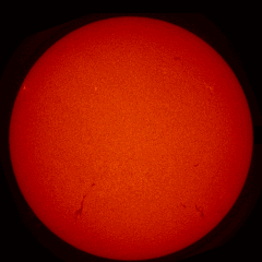 Image of Sun's chromosphere