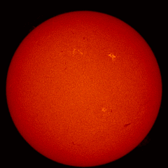 Image of Sun's chromosphere