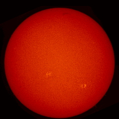 Image of Sun's chromosphere