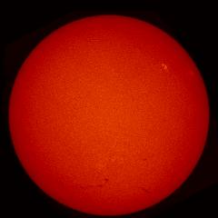 Image of Sun's chromosphere