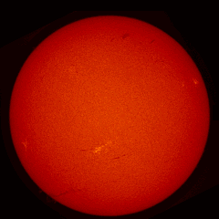 Image of Sun's chromosphere