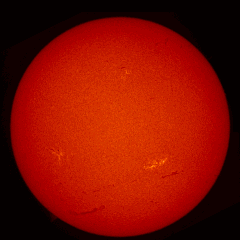 Image of Sun's chromosphere