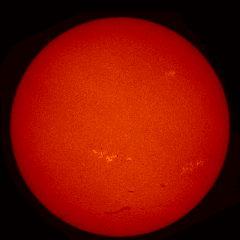 Image of Sun's chromosphere