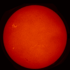 Image of Sun's chromosphere