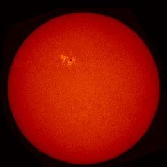 Image of Sun's chromosphere