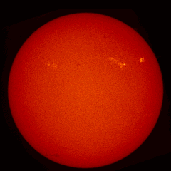 Image of Sun's chromosphere