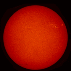 Image of Sun's chromosphere