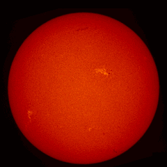 Image of Sun's chromosphere