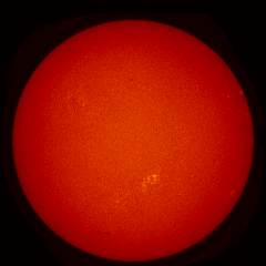 Image of Sun's chromosphere