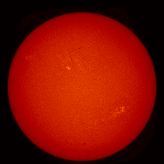 Image of Sun's chromosphere