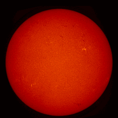 Image of Sun's chromosphere