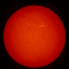 Image of Sun's chromosphere