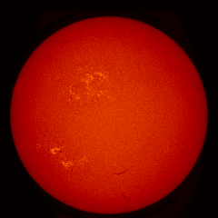 Image of Sun's chromosphere