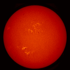 Image of Sun's chromosphere