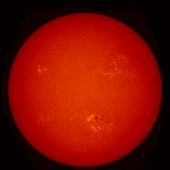 Image of Sun's chromosphere