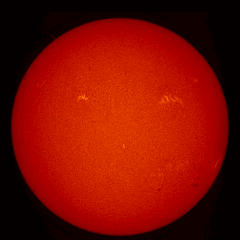 Image of Sun's chromosphere