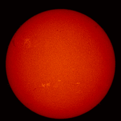 Image of Sun's chromosphere