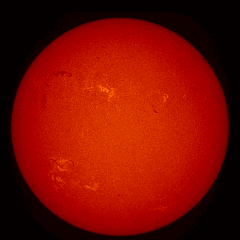 Image of Sun's chromosphere