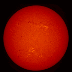 Image of Sun's chromosphere