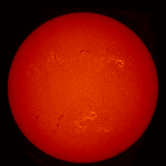 Image of Sun's chromosphere