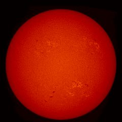 Image of Sun's chromosphere