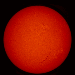 Image of Sun's chromosphere