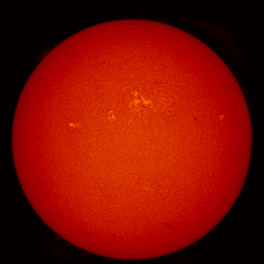 Image of Sun's chromosphere