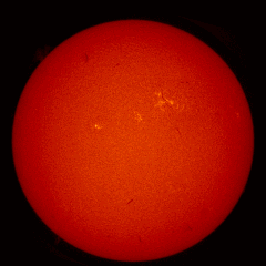 Image of Sun's chromosphere