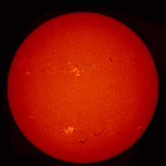 Image of Sun's chromosphere