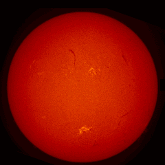 Image of Sun's chromosphere