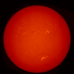 Image of Sun's chromosphere