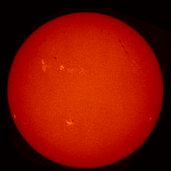 Image of Sun's chromosphere