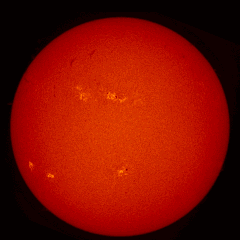 Image of Sun's chromosphere